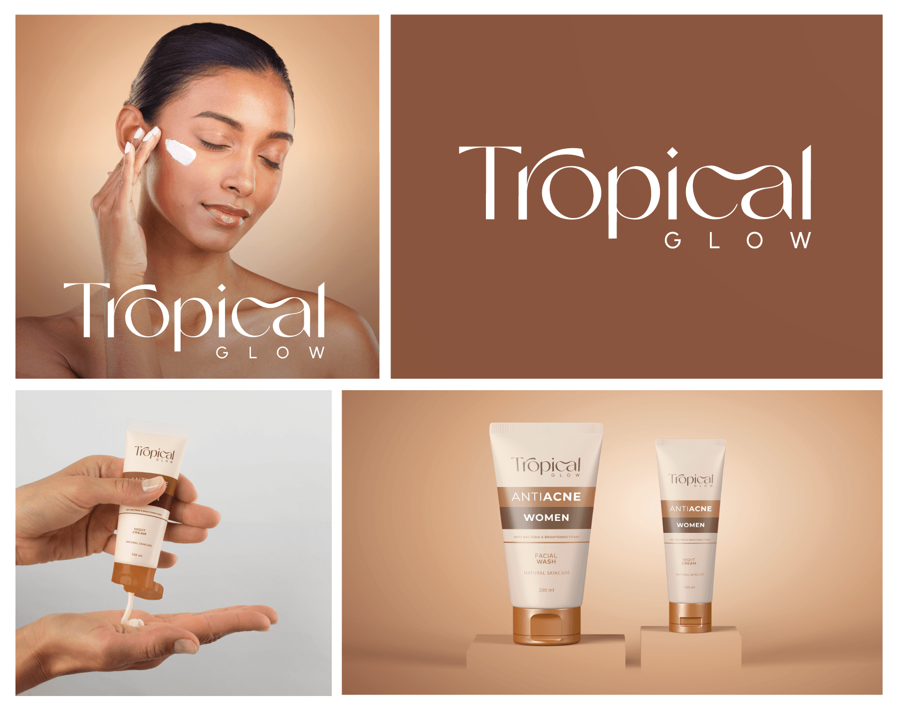 Branding pour Tropical Glow