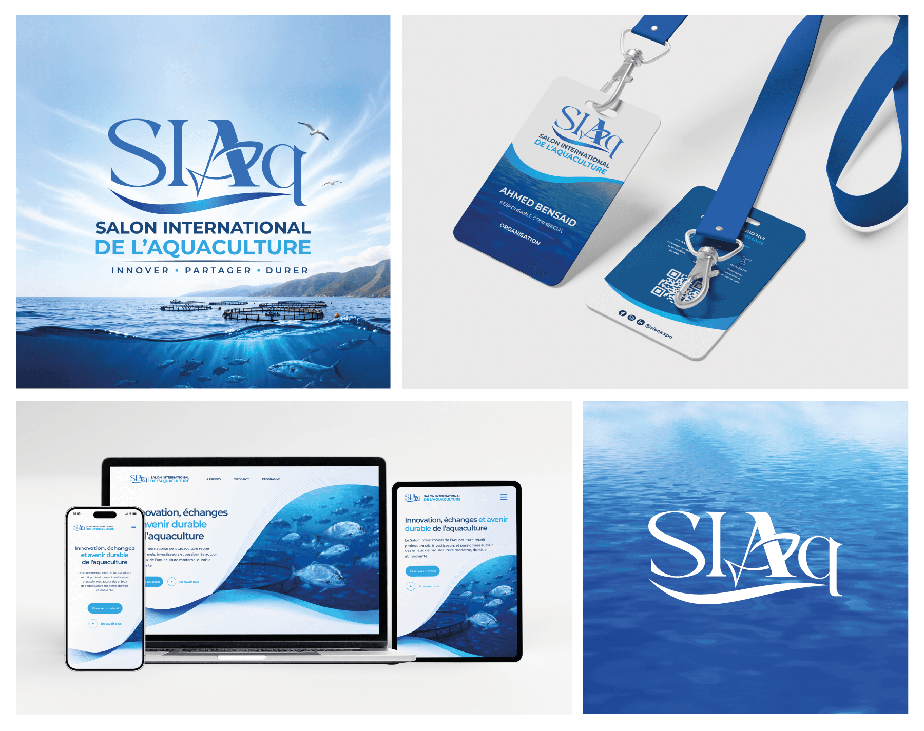 Branding pour le Salon International de l’Aquaculture